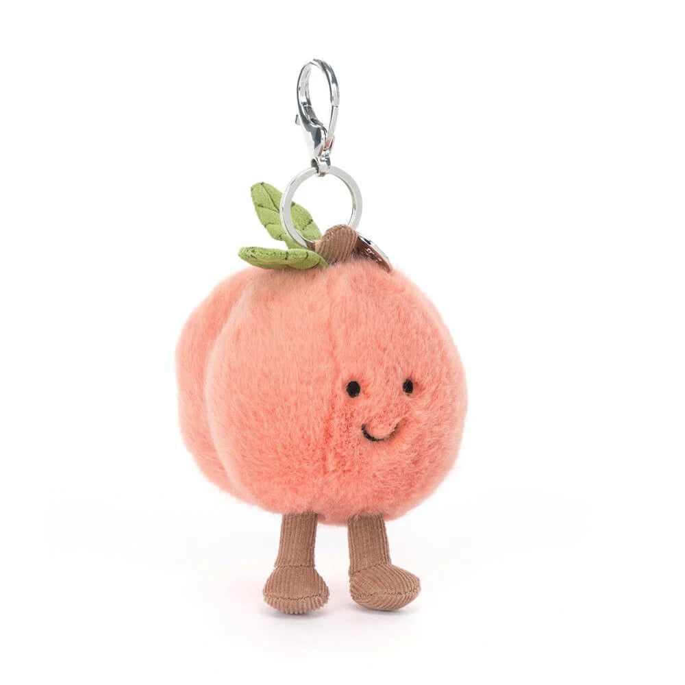 Amuseables Jellycat Peach Bag Charm