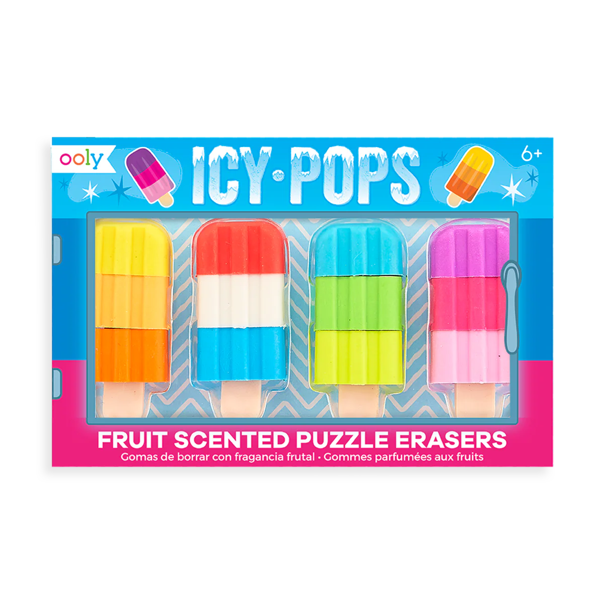 Icy Pops Ooly Scented Erasers (set of 4)