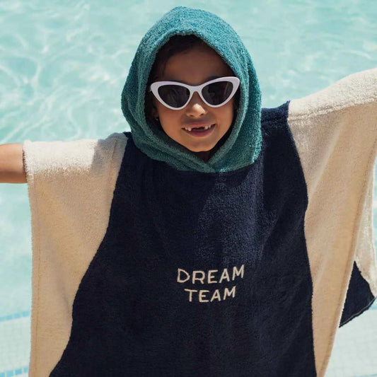 Dream Chamaye Terry Blue Poncho