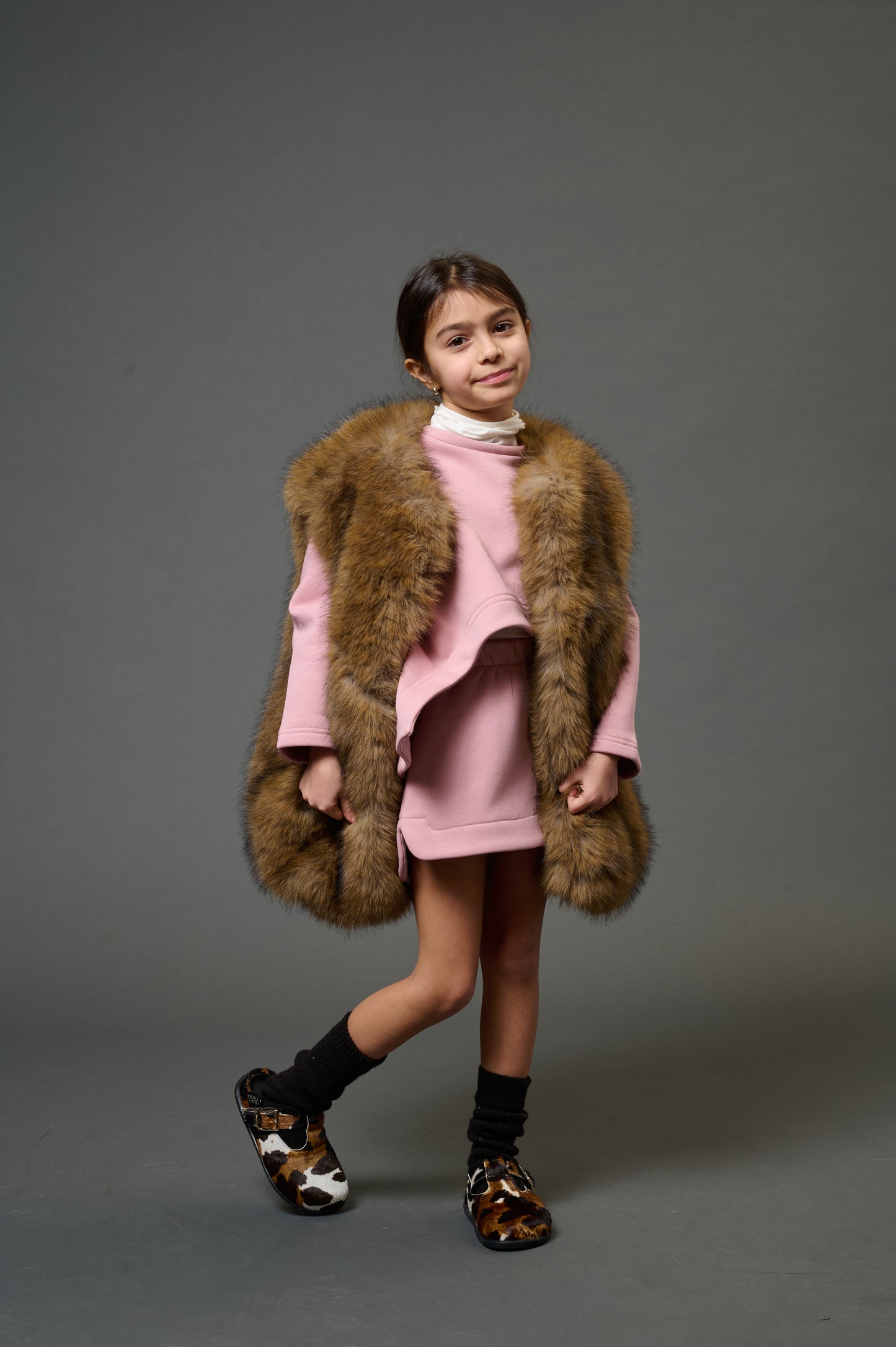 Fleece DOUUOD Skirt Set