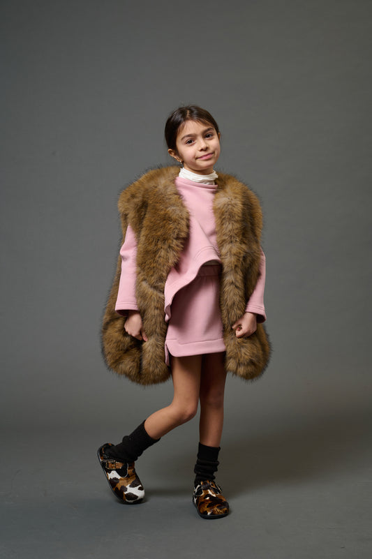 Fleece DOUUOD Skirt Set
