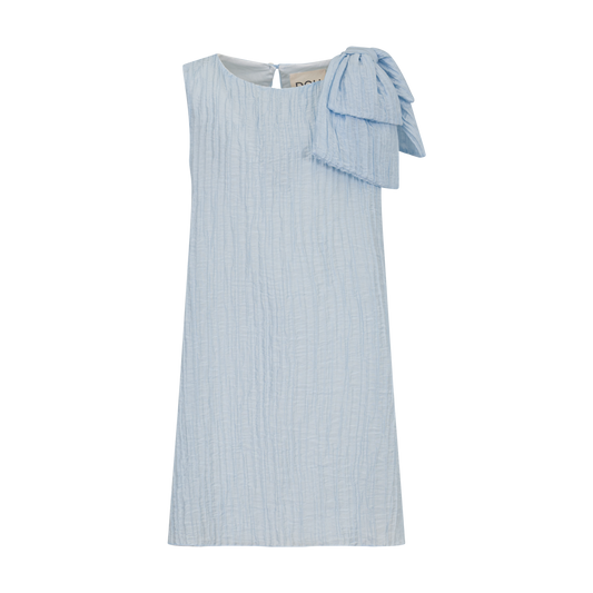 Shoulder Bow Detail DOUUOD Dress