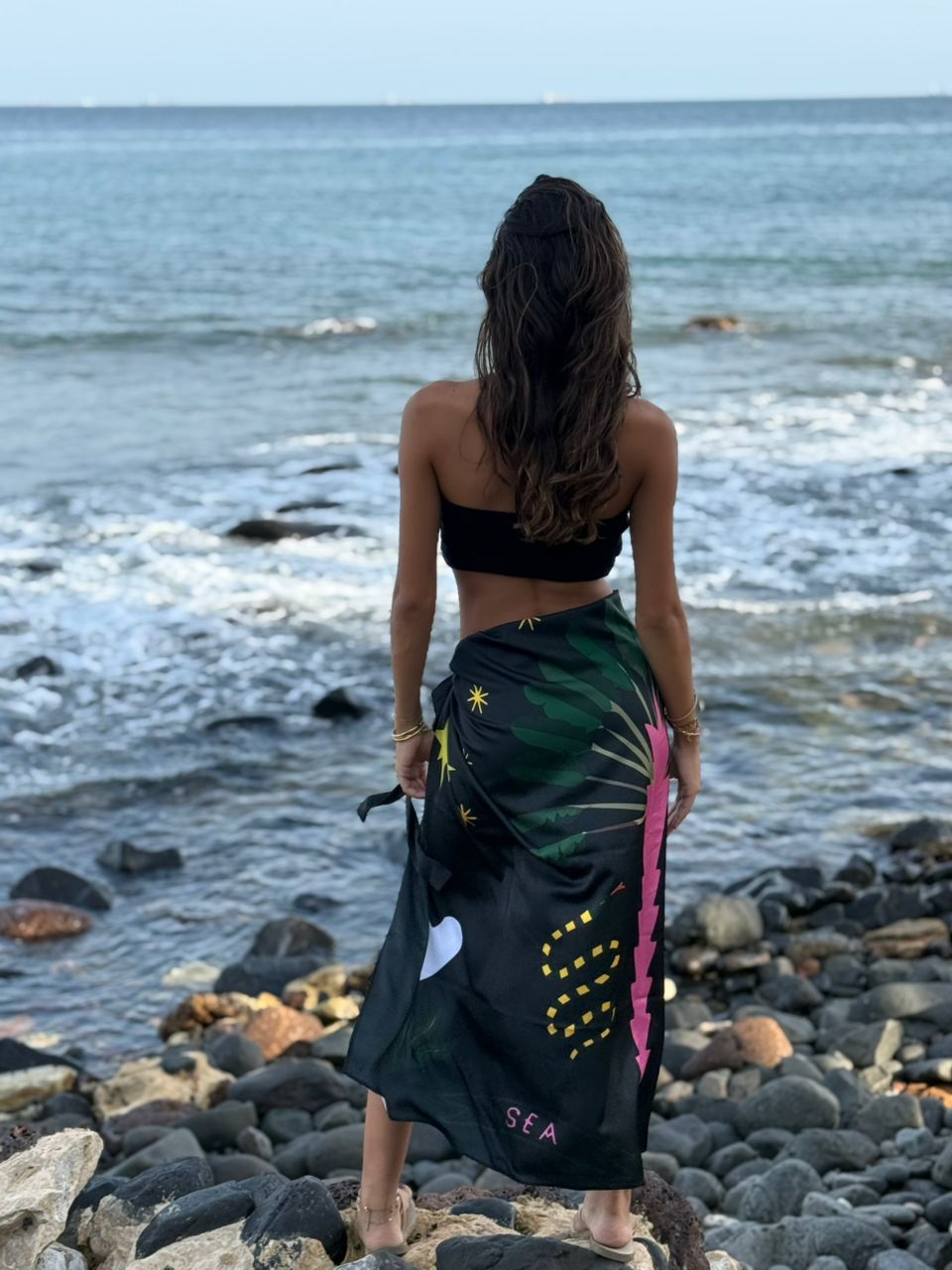 Palm Tree Maison Makarem Coverup