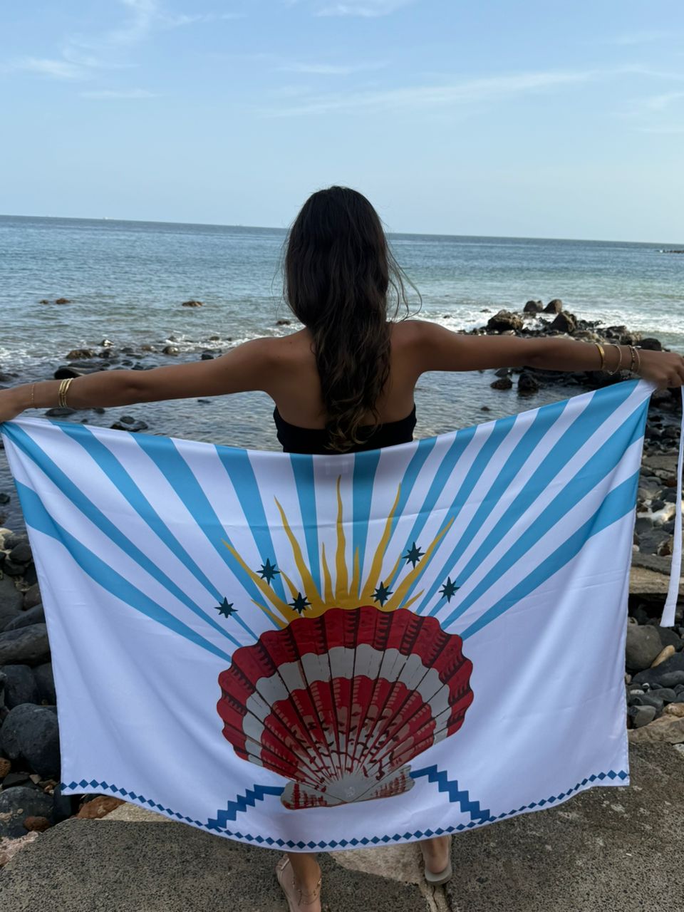 Seashell Maison Makarem Coverup