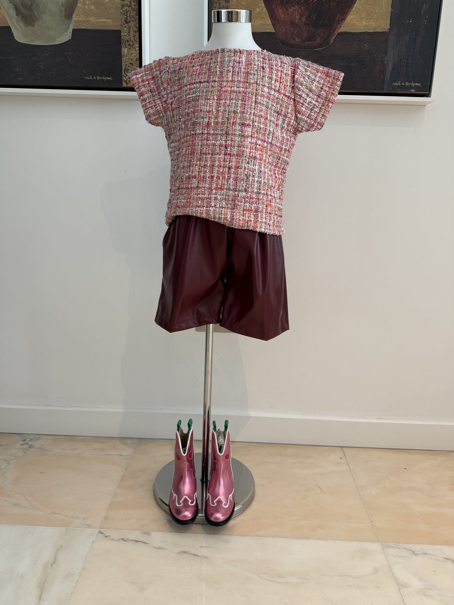 Tweed Top & Short LPP Set