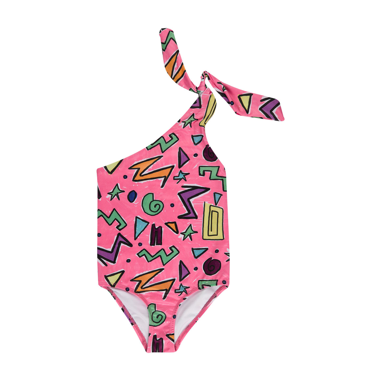 One Shoulder M'A Kids Swimsuit