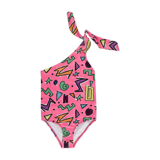 One Shoulder M'A Kids Swimsuit