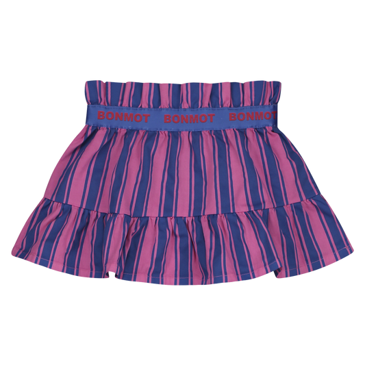 Striped Bonmot Mini Skirt