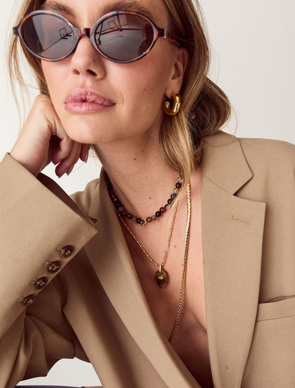 Hamsa Talis Chains Necklace