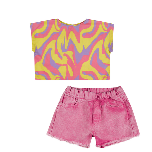 Denim M'A Kids Shorts