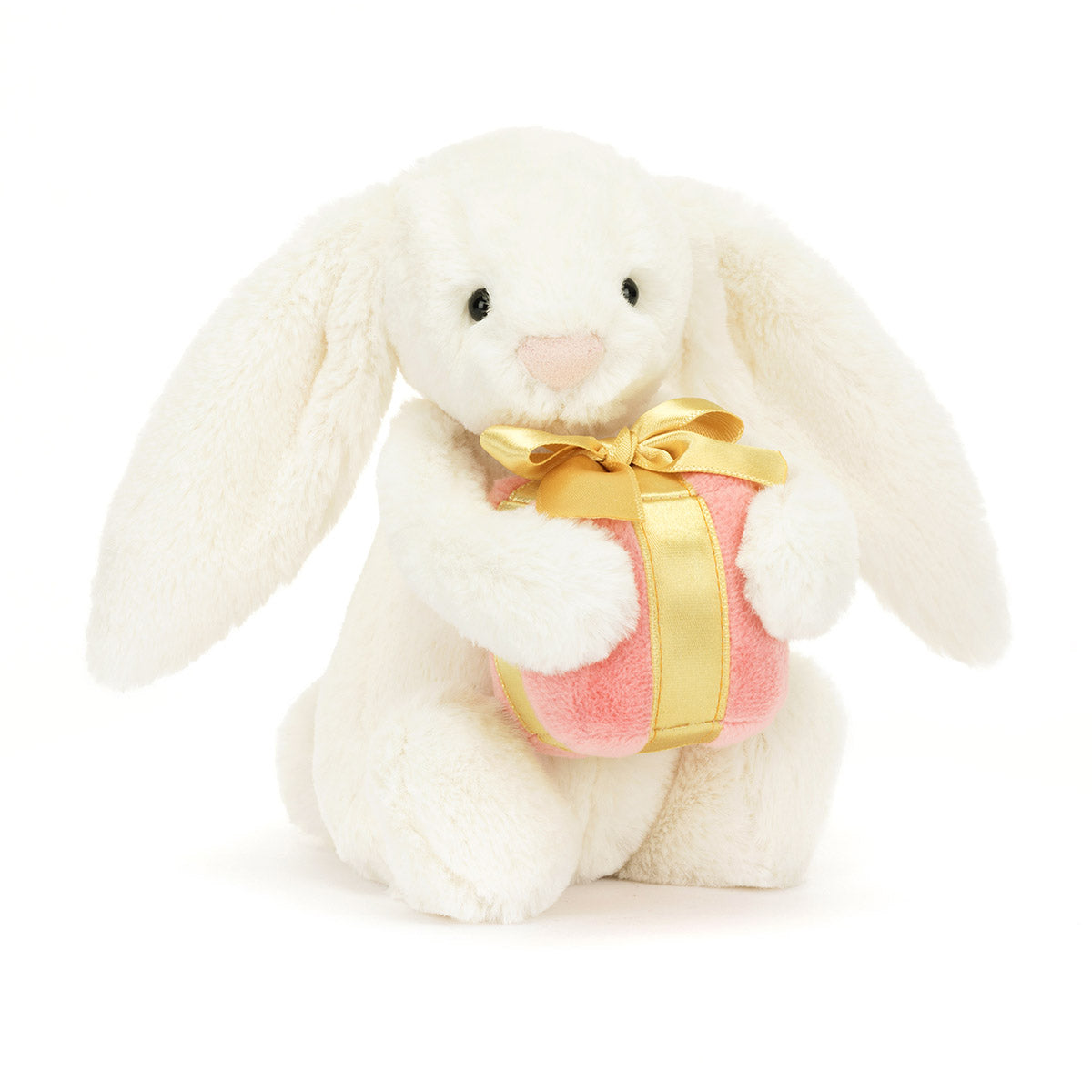 Bashful Jellycat Bunny with Present