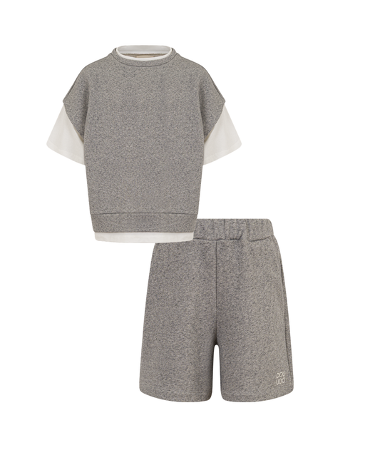 Short Sleeve DOUUOD Short Set