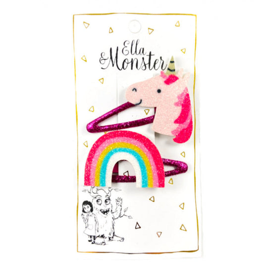 Over The Rainbow Ella &b Monster Hair Clip