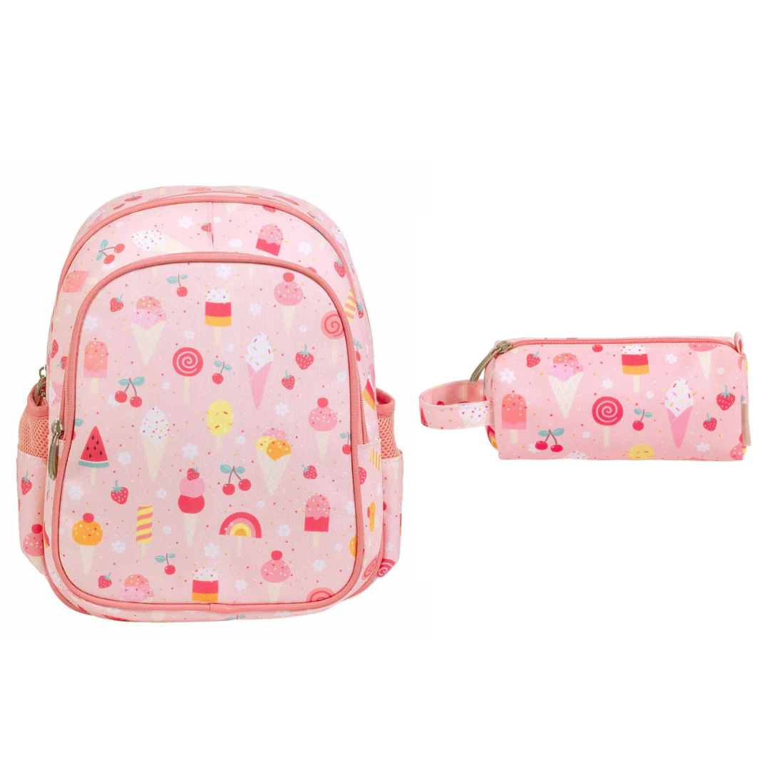 Ice Cream ALLC Backpack & Pencil Case