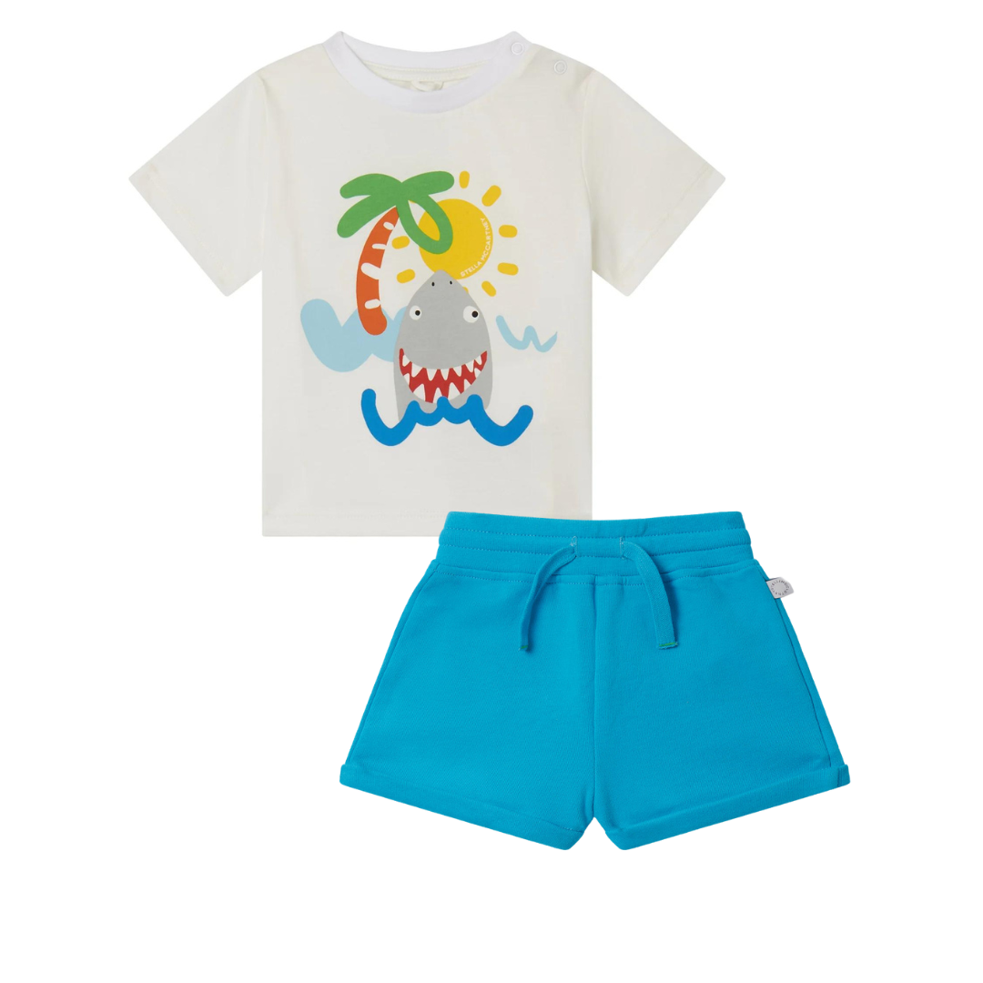 Shark Print SMC Baby Set