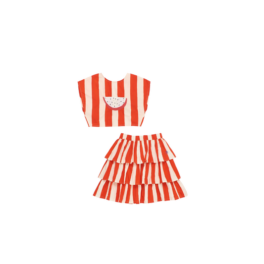 Watermelon Stripes Maison Mangostan Set