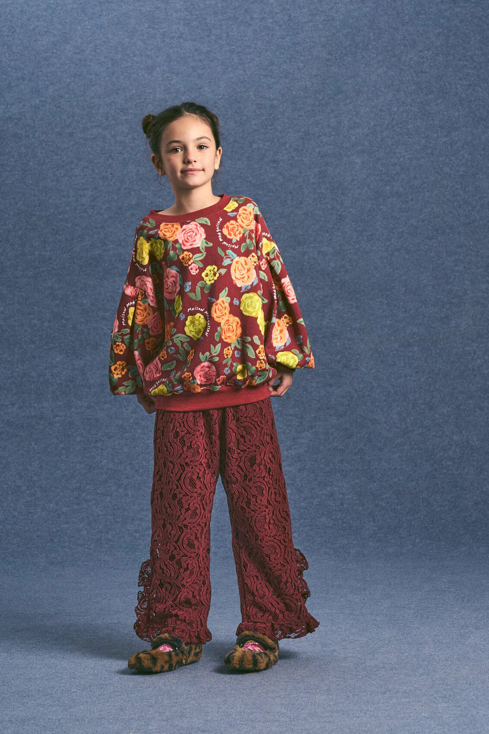 Chenille Lace Maison Mangostan Pants