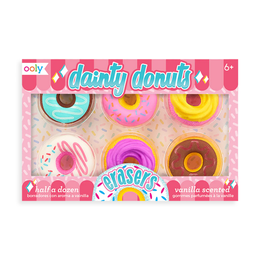 Dainty Donuts Ooly Scented Erasers (set of 6)