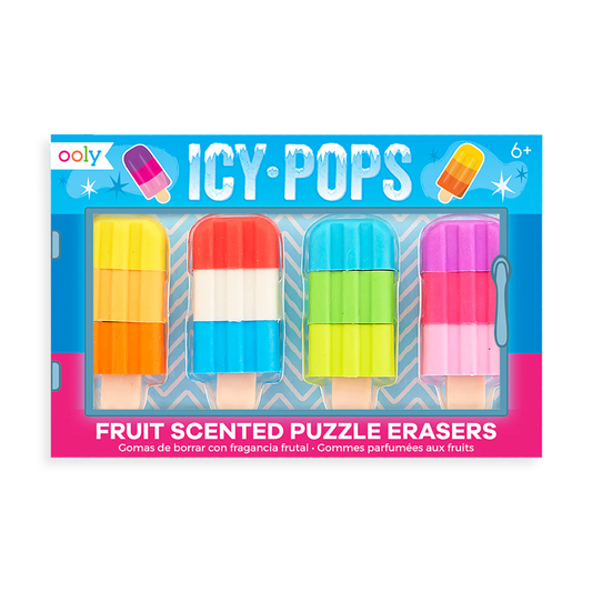 Icy Pops Ooly Scented Erasers (set of 4)
