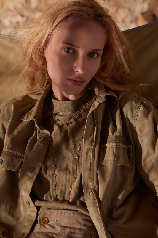 Laly Duo Sharing Tourmaline Necklace