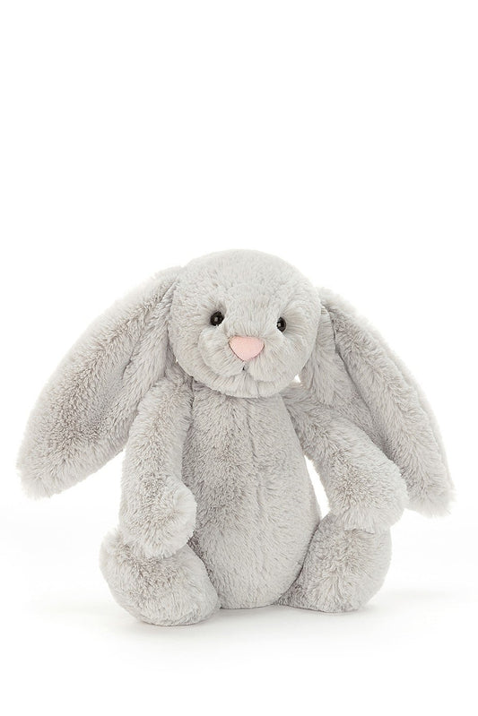 Medium Silver Jellycat Bashful Bunny