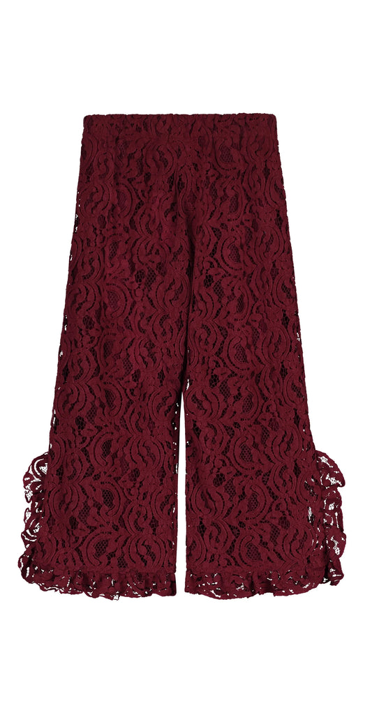 Chenille Lace Maison Mangostan Pants