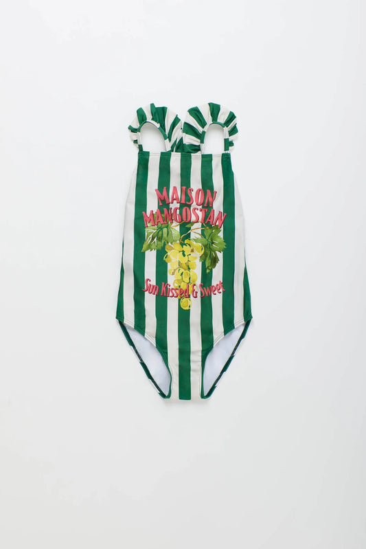 Uvas Striped Maison Mangostan Swimsuit