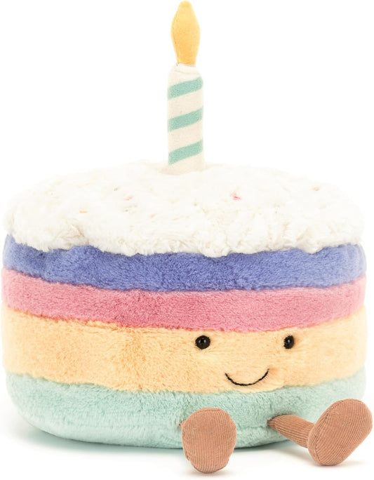 Amuseables Jellycat Rainbow Birthday Cake