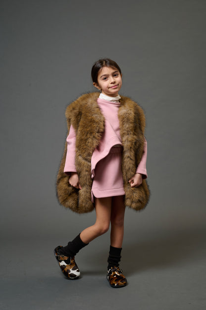 Fleece DOUUOD Skirt Set