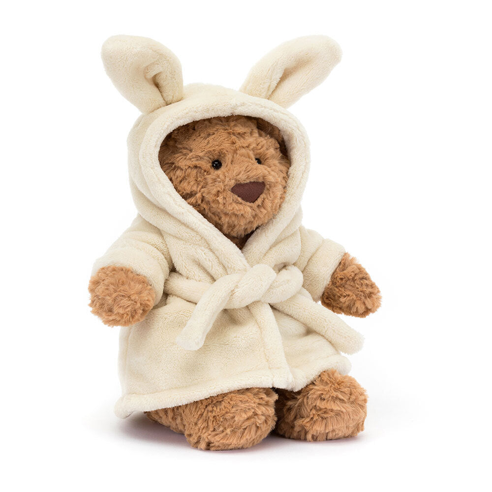 Bartholomew Bear Jellycat Bathrobe Outfit