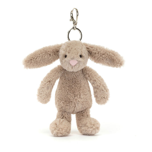 Bashful Beige Bunny Jellycat Bag Charm