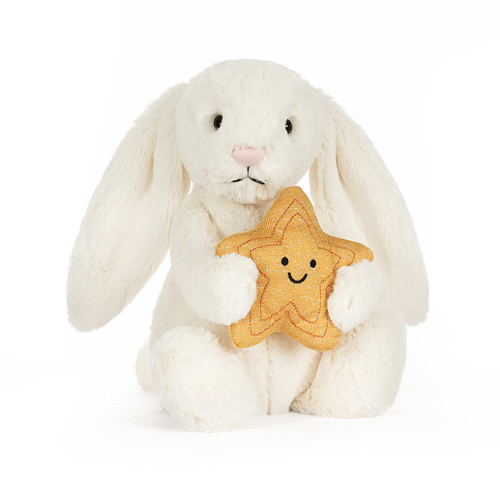 Cream Jellycat Bunny with Star