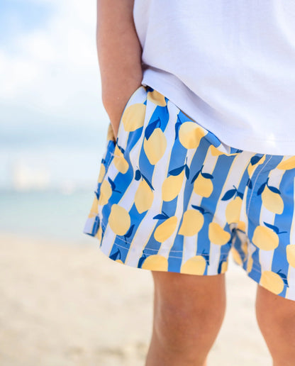 Limoncello Stripes Badawii Swimshorts