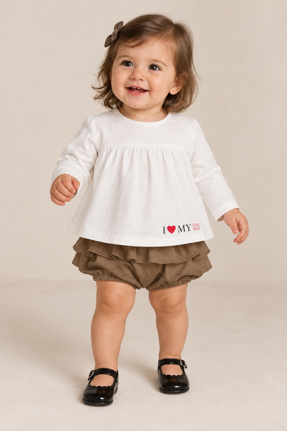 Long Sleeve Bloomer DOUUOD Baby Set