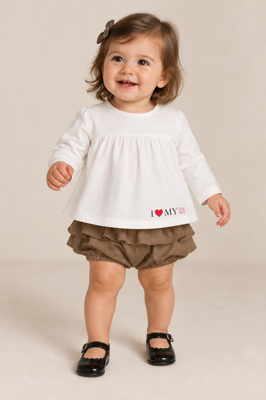 Long Sleeve Bloomer DOUUOD Baby Set