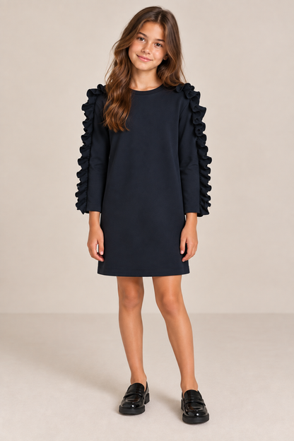 Ruffle Sleeve DOUUOD Dress