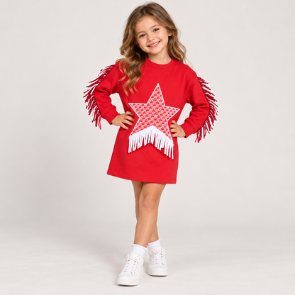 Star Fringe SMC Dress