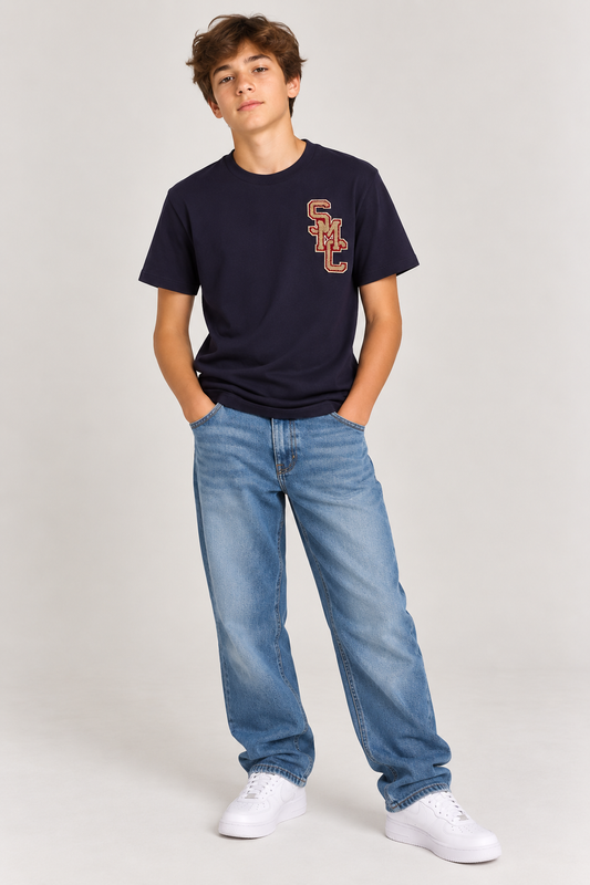 Colleageate Patch  SMC Tee