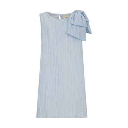 Shoulder Bow Detail DOUUOD Dress