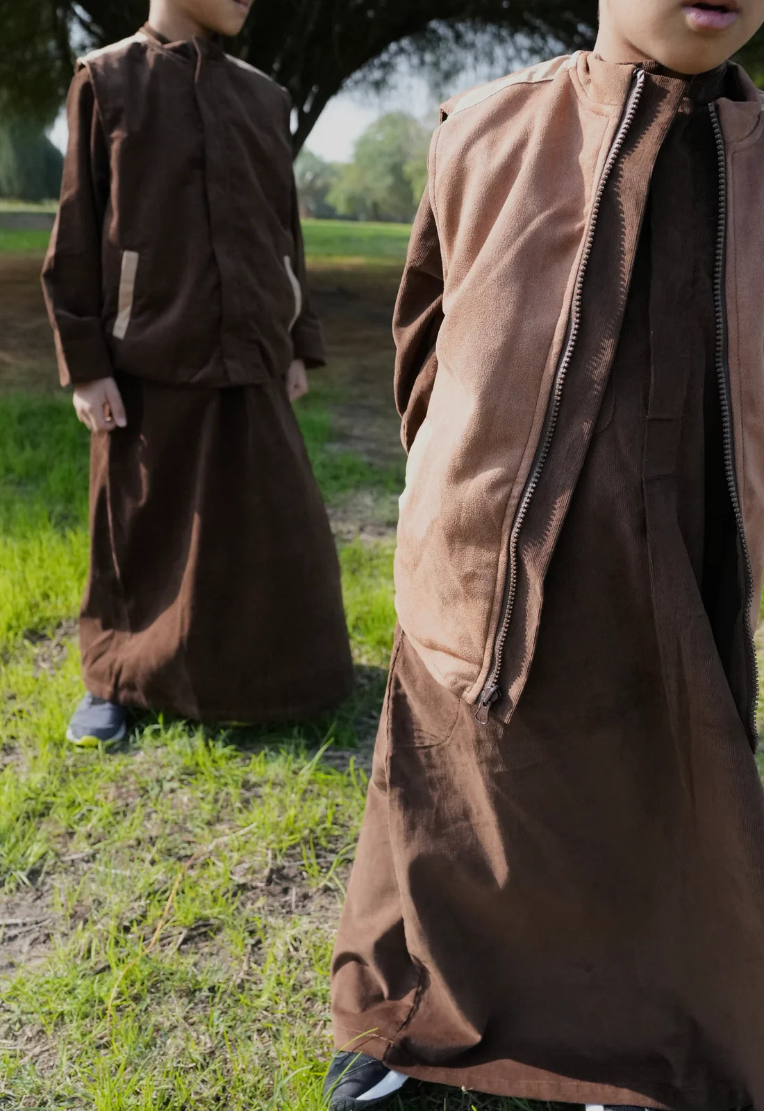 Deep Brown Wear Adi's Dishdasha Set