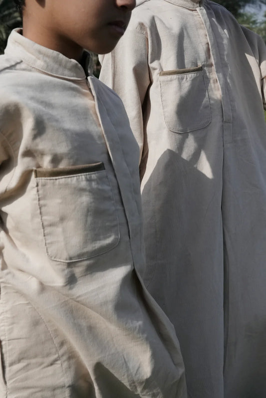 Beige Wear Adi's Dishdasha