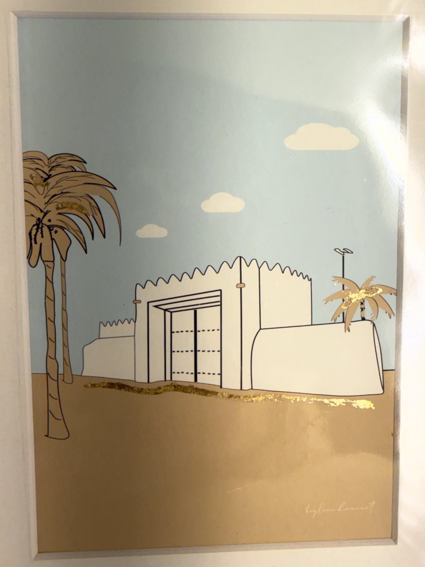 Bey Love Bazaar Third Kuwait Wall Illustration