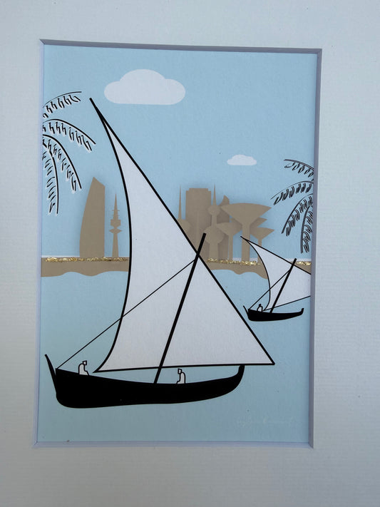 Bey Love Bazaar Dhows Illustration