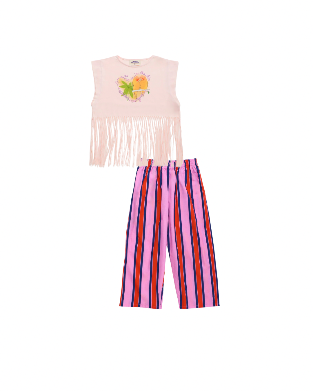 Birds Fringe Maison Mangostan Set