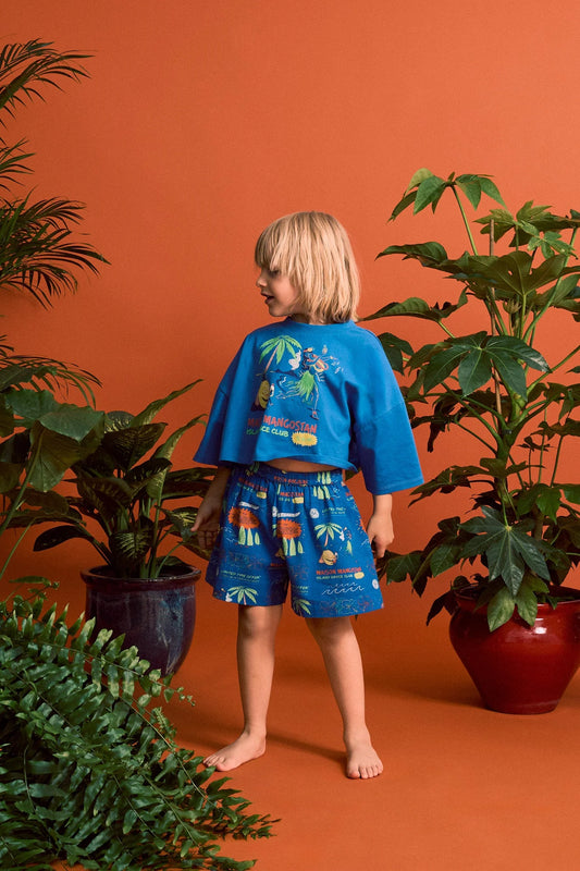 Hula Crop Maison Mangostan Short Set