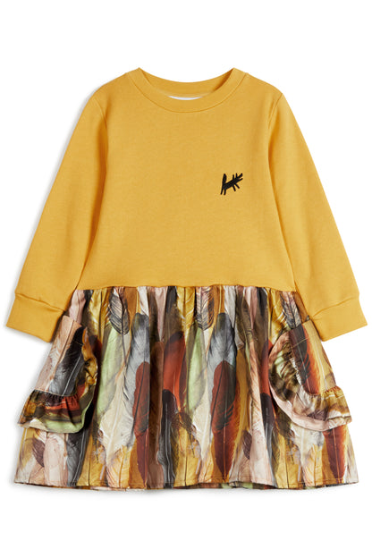 Mercedes Wolf & Reta Mustard Dress