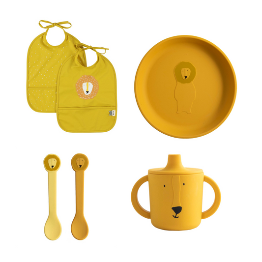 Silicone Trixie Lion Mealtime Set