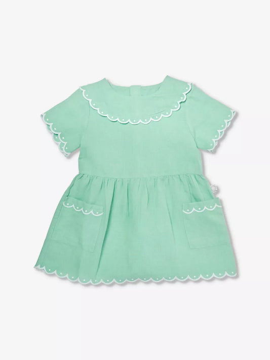 Linen SMC Baby Dress