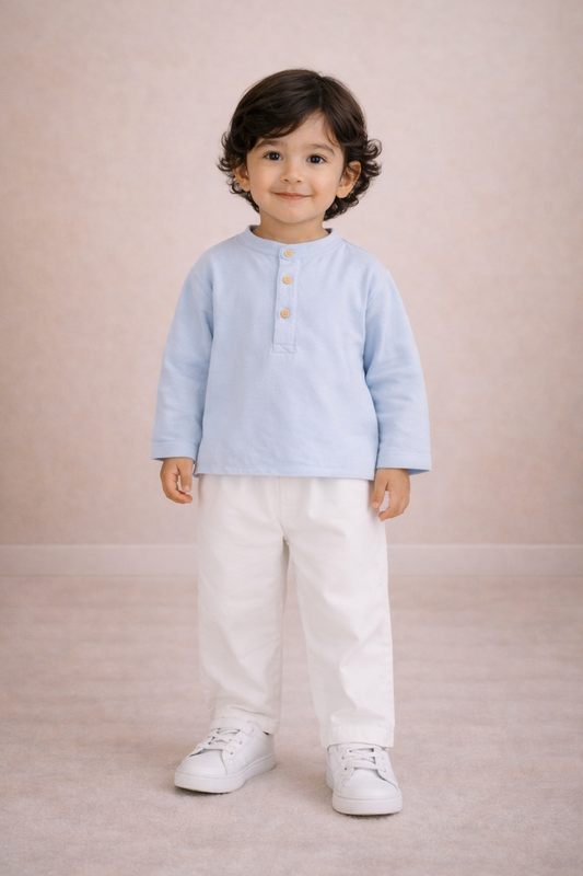 Round Collar DOUUOD Baby Set