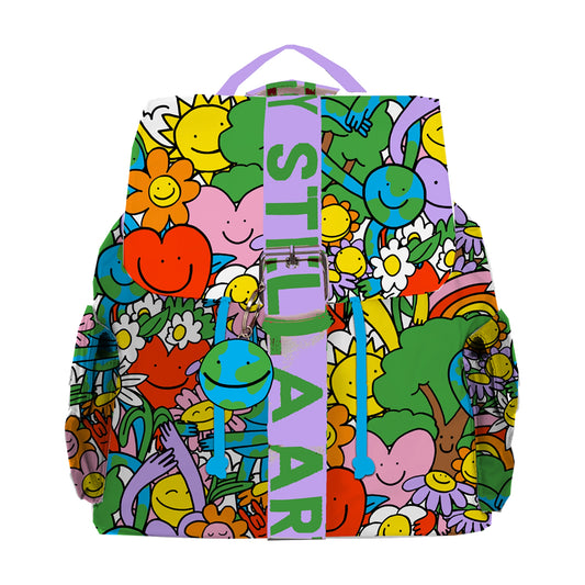Stay Earthy SMC Logo Strap Backpack